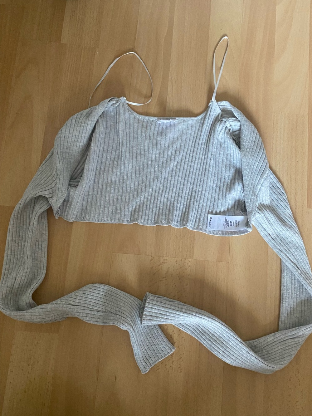 Garage light grey bolero top